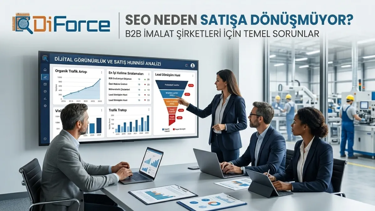 B2B Üretici Firmalarda SEO Neden Satışa Bağlanmıyor?