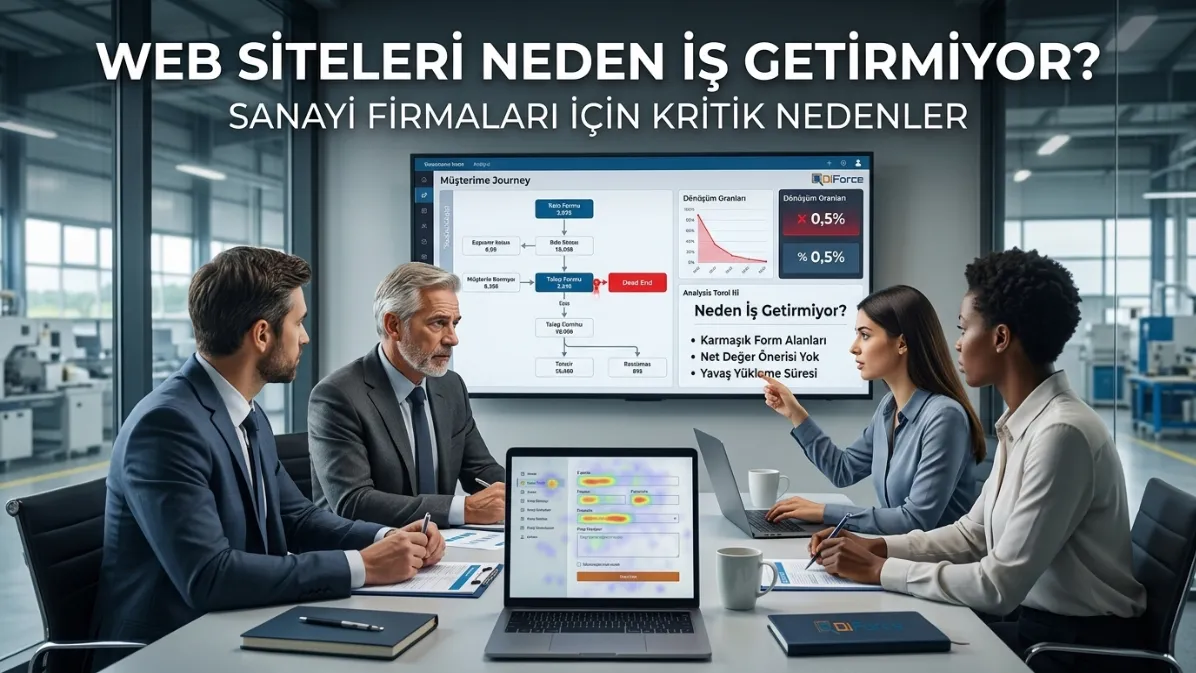 Sanayi Firmalarının Web Sitesi Neden İş Getirmez?